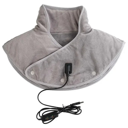 Electric Heating Shoulder & Neck Pad – 3-Level Thermal Compress Massager Shawl