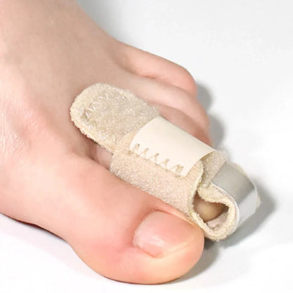 Toe Splint Straightener – Hammer Toe Corrector Brace for Crooked & Claw Toe Alignment, Adjustable Stabilizer Wrap for Pain Relief