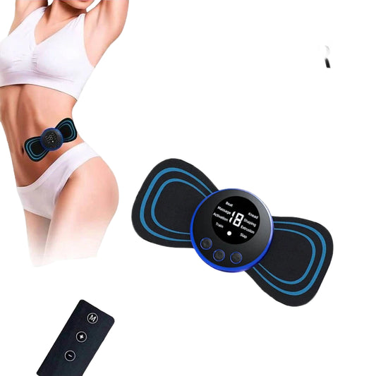 Mini Cervical Spine EMS Massager Patch with Remote