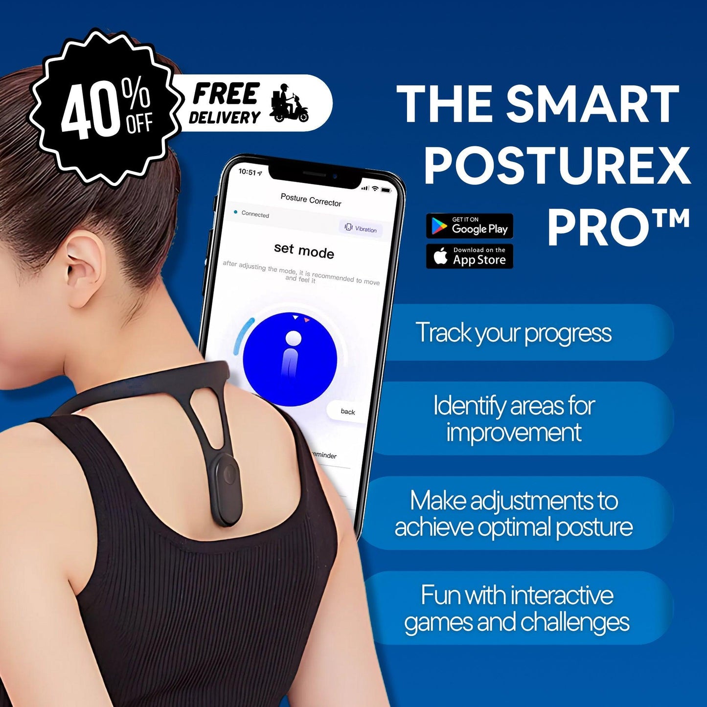 The Smart PostureX Pro™