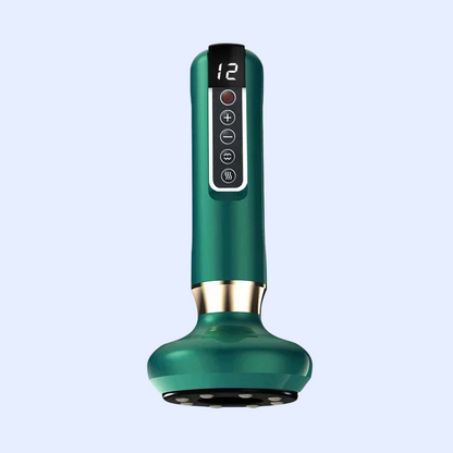 Tricolor Electric Massager GuaSha – Anti-Cellulite Vacuum Suction Cup with Infrared Heat for Slimming & Scraping Therapy