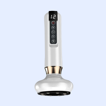 Tricolor Electric Massager GuaSha – Anti-Cellulite Vacuum Suction Cup with Infrared Heat for Slimming & Scraping Therapy