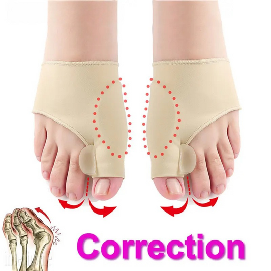 Silicone Bunion Corrector & Toe Separator – Hallux Valgus Orthotic Gel Sock for Foot Pain Relief & Toe Alignment