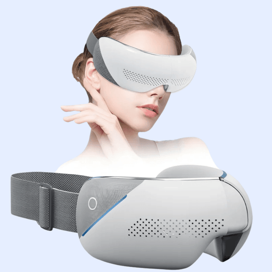 VIMYSHOW™ Smart Eye Massager – Heated, Foldable Eye Therapy Mask with Music, Air Pressure & Bluetooth