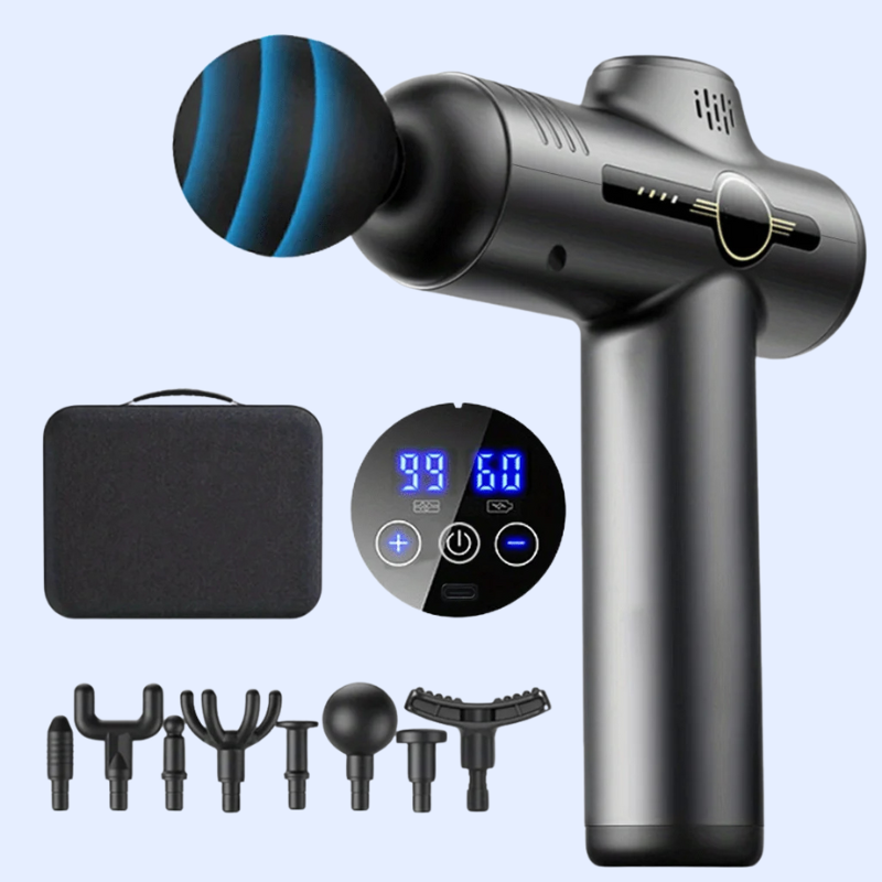 VibePro™ Portable Fascia Massage Gun – Deep Tissue Vibration Therapy for Muscle Relief & Slimming Support