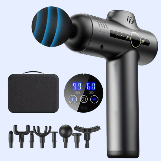 VibePro™ Portable Fascia Massage Gun – Deep Tissue Vibration Therapy for Muscle Relief & Slimming Support
