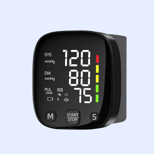Wrist Blood Pressure & Heart-Rate Monitor