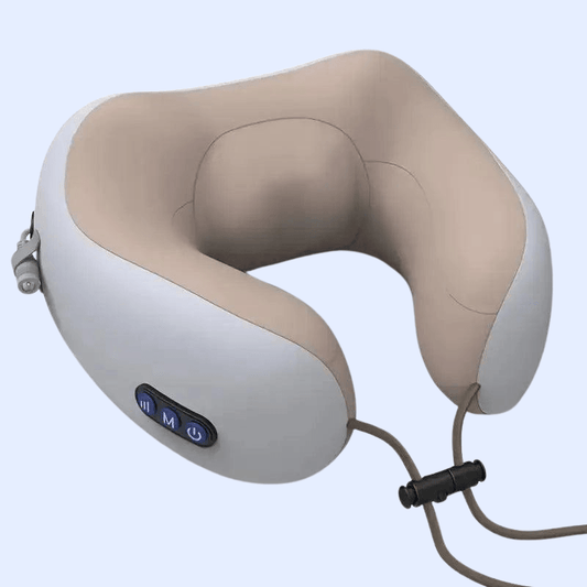 Zorelie Neck Massage Pillow – Relaxing Heat and Vibration Therapy for Neck Pain Relief and Muscle Relaxation