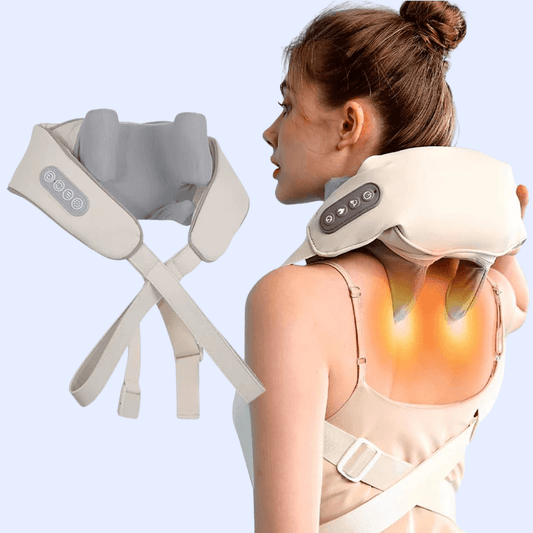 Zorelie Neck & Shoulder Massager – Relaxing Heat and Vibration Therapy for Pain Relief and Muscle Tension