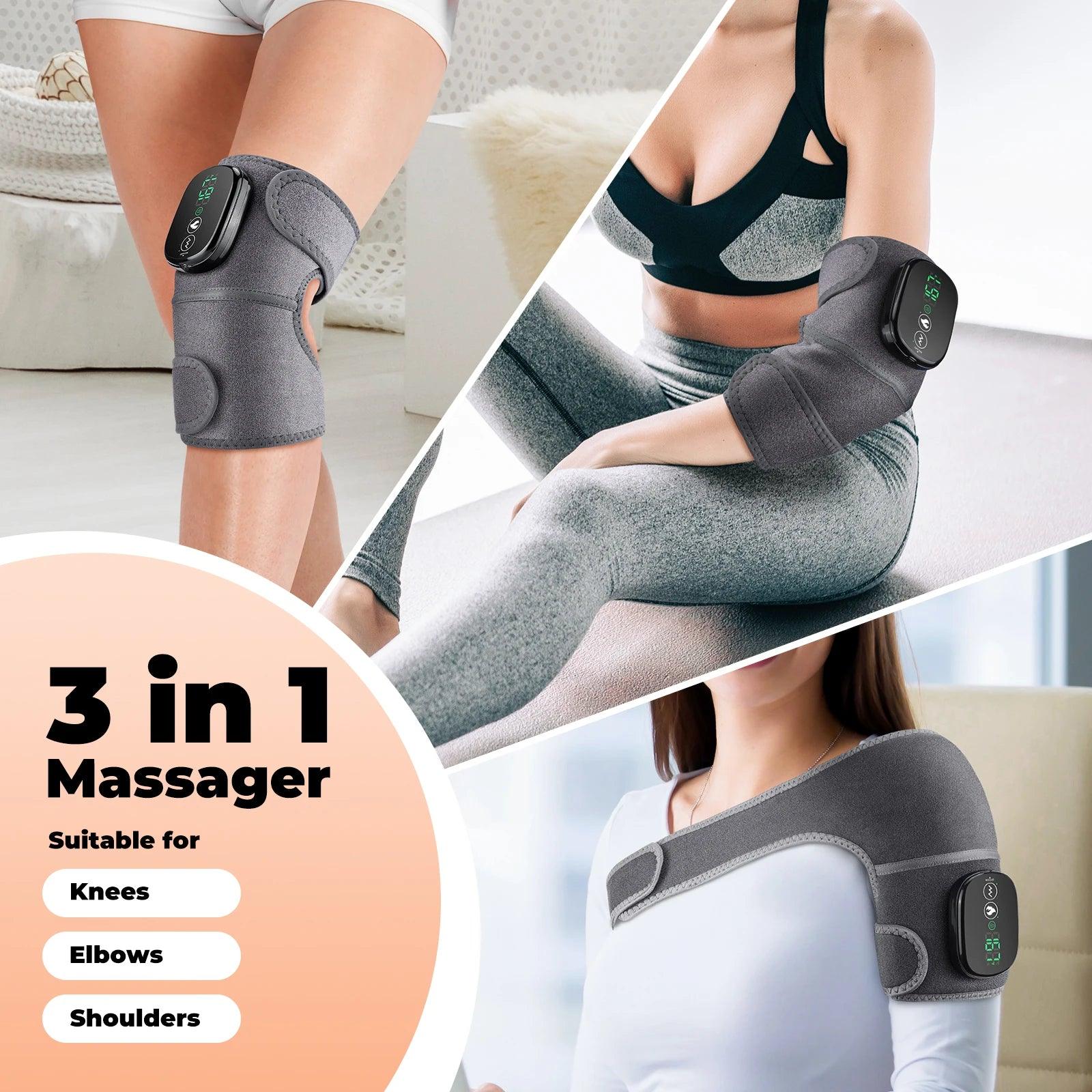 Zorelie advanced heat therapy device worn on knee elbow and shoulder for targeted pain relief