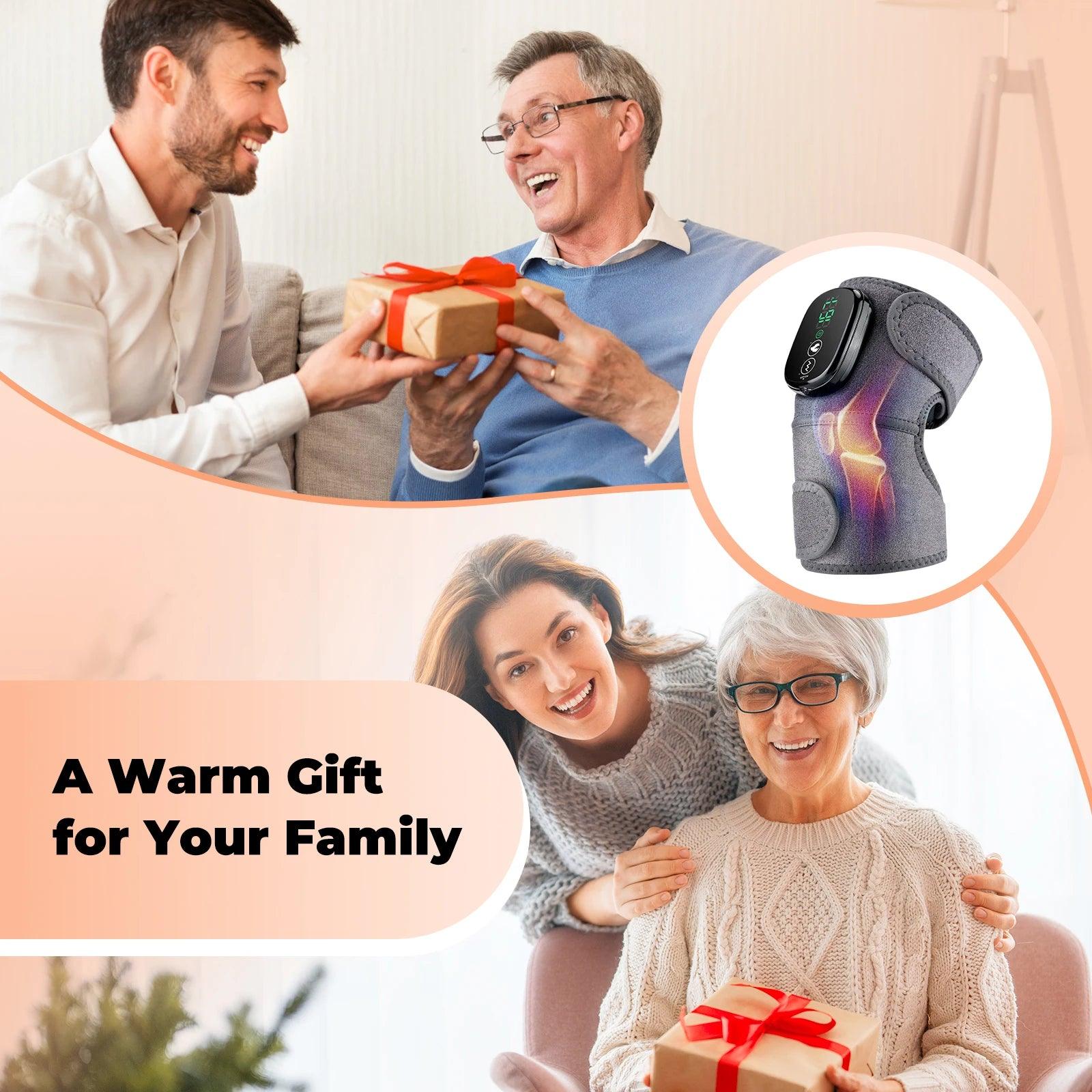 Zorelie advanced heat therapy device shown as a knee wrap gift idea for family warmth and pain relief