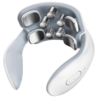 Zorelie advanced neck massager for pain relief with ergonomic design and multi-point massage nodes
