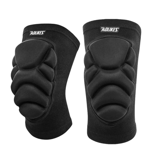 Black Aolikes sports knee pads for joint support with padded cushioning for protection