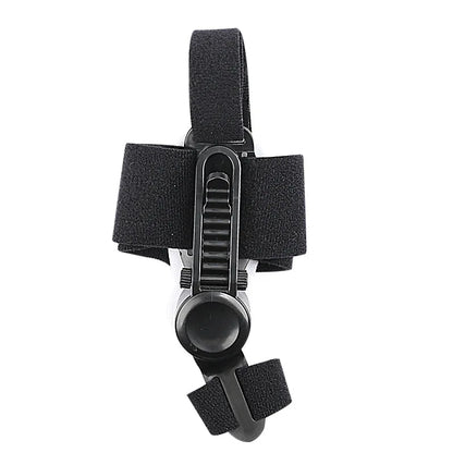 Zorelie.co black hallux valgus bunion corrector with adjustable straps and durable plastic support