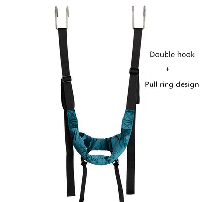 Zorelie.co cervical neck traction device with double hook and pull ring design for neck support