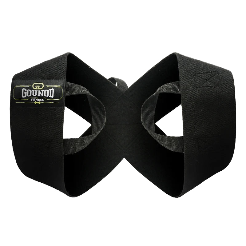 Black adjustable posture corrector belt by Zorelie co for improved back support and alignment