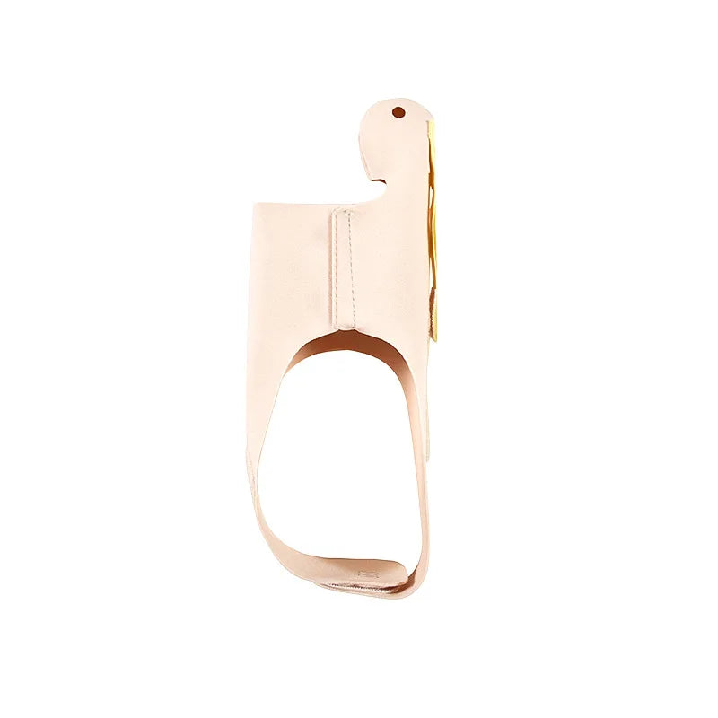 Zorelie.co beige hallux valgus corrector socks designed to align and support the big toe