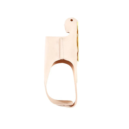 Zorelie.co beige hallux valgus corrector socks designed to align and support the big toe