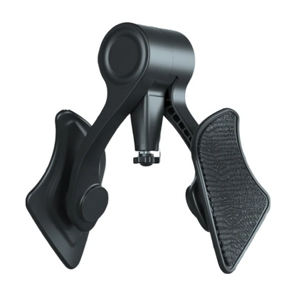 Black adjustable kegel fitness equipment for home with ergonomic padded handles by Zorelie.co