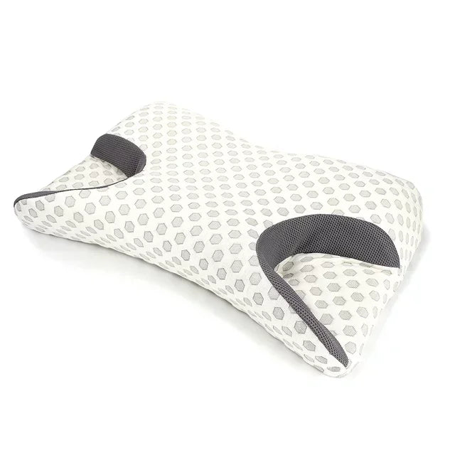 Zorelie memory foam sleep apnea pillow with ergonomic contour and breathable cover for comfortable support