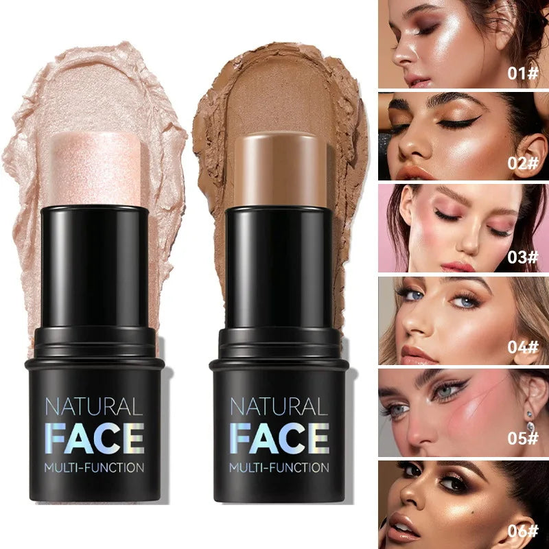 Zorelie.co natural face cream blush stick for face and lips in multiple shades with swatches and glow makeup