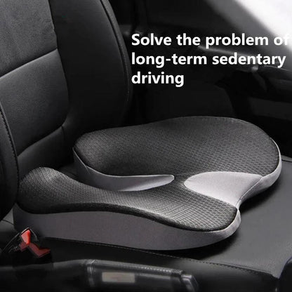 Zorelie orthopedic seat cushion for back pain designed for ergonomic support during long-term sedentary driving