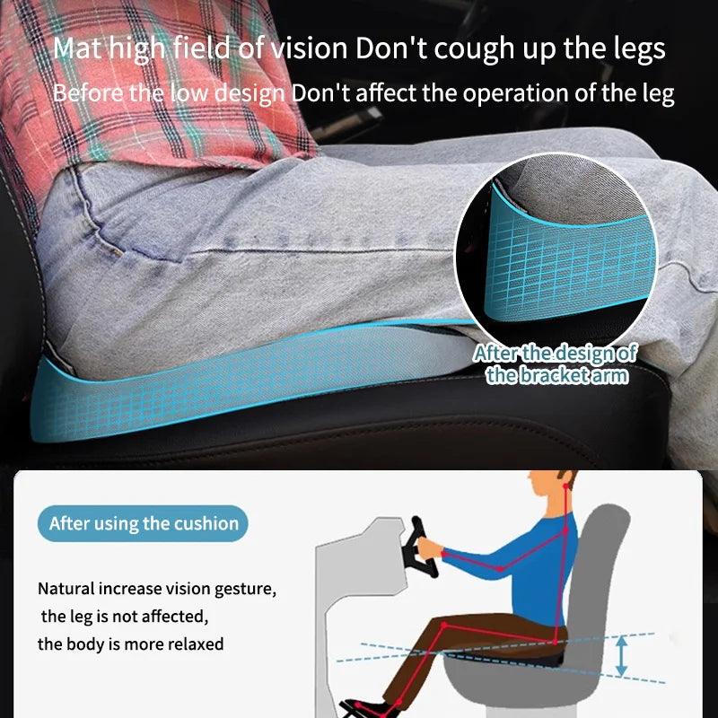 Zorelie orthopedic seat cushion for back pain providing leg comfort and improved posture while sitting