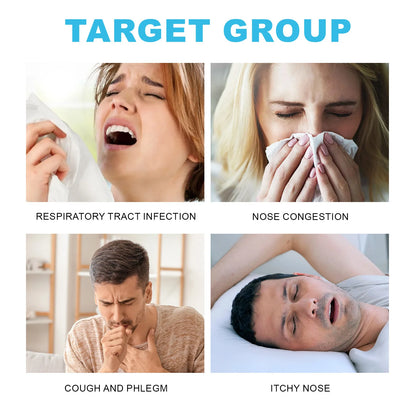 Target group for magnetic nasal dilator for snoring including respiratory tract infection, nose congestion, cough and phlegm, and itchy nose