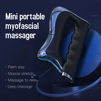 Zorelie.co mini portable myofascial massager smart muscle recovery tool with ergonomic grip
