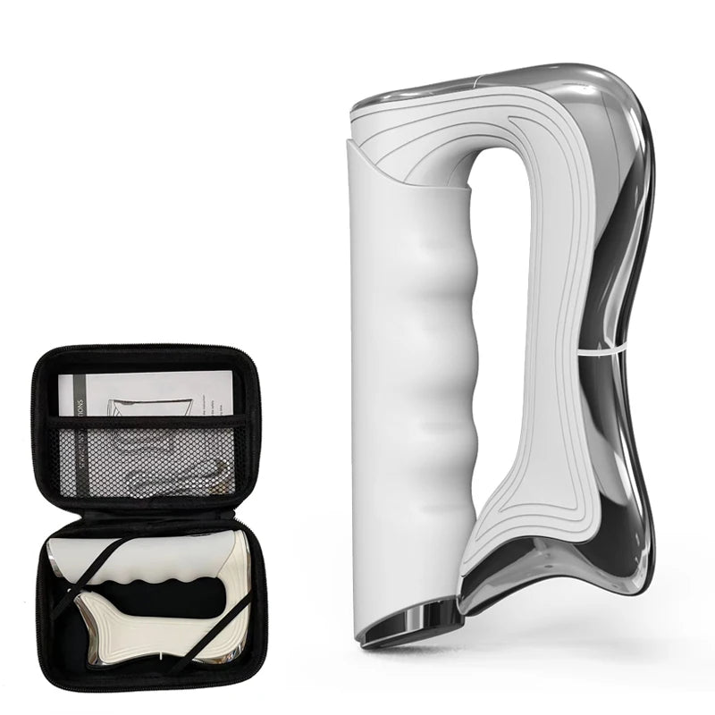 Zorelie.co smart muscle recovery tool with ergonomic design and travel case for muscle relaxation