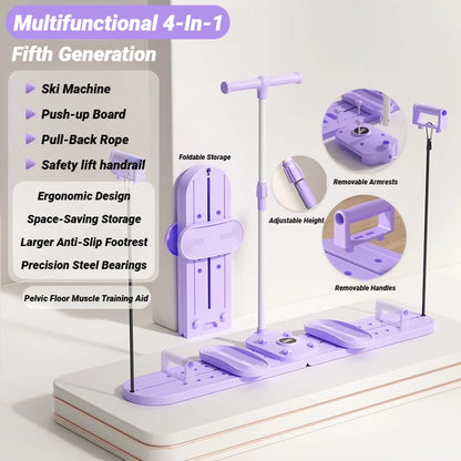 Zorelie.co multifunctional 4-in-1 postpartum pelvic floor exercise machine with ergonomic foldable design