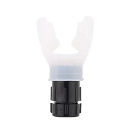 Zorelie.co portable lung exercise device with black base and clear mouthpiece for respiratory training