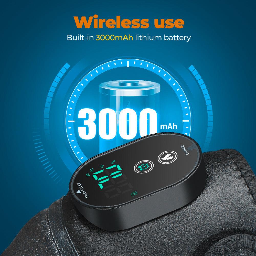 Zorelie thermal massager for pain relief with wireless use and built-in 3000mAh lithium battery