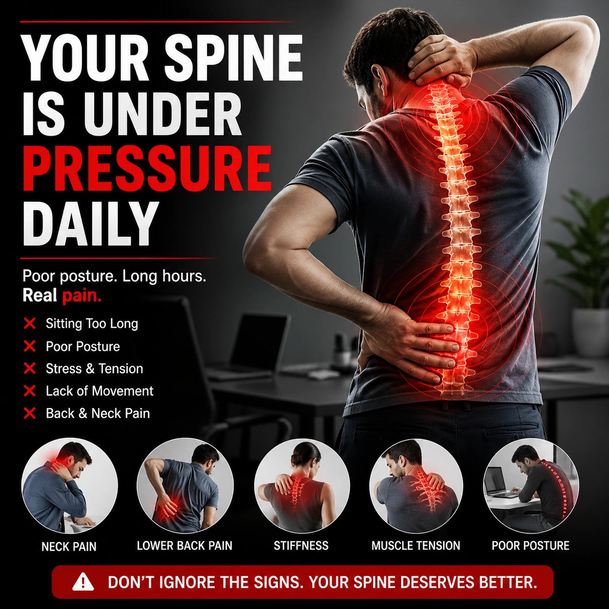 SpinoRelief™ Lumbar Decompression & Spinal Stretch Machine