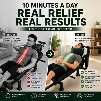 SpinoRelief™ Lumbar Decompression & Spinal Stretch Machine