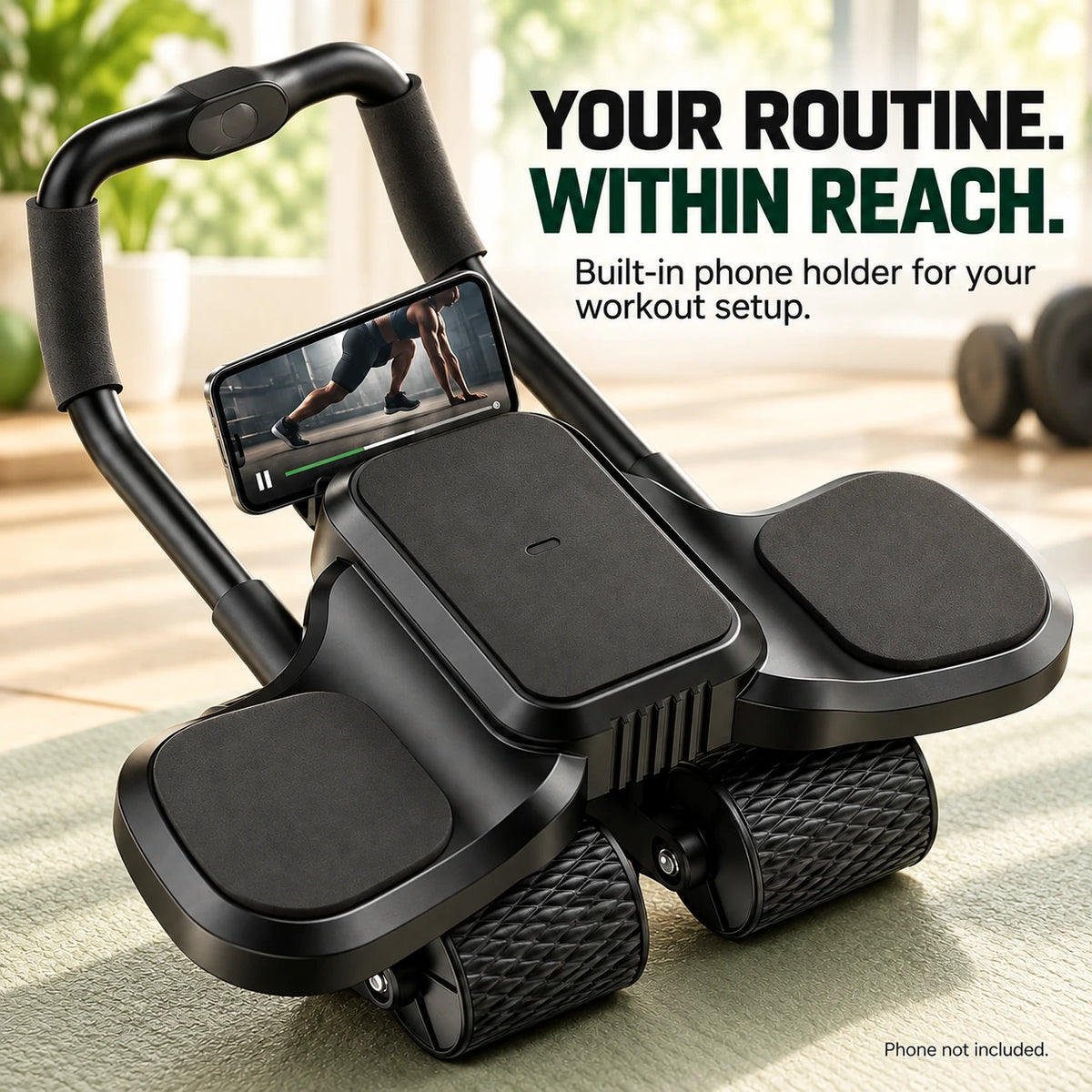 Zorelie Ab Roller built-in phone holder; phone not included