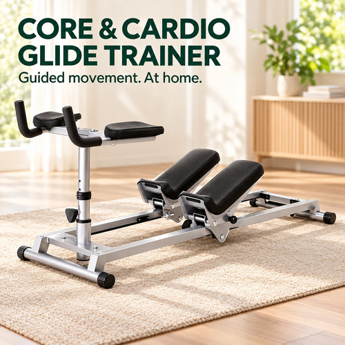 Zorelie CoreGlide trainer – silver frame and black support pads