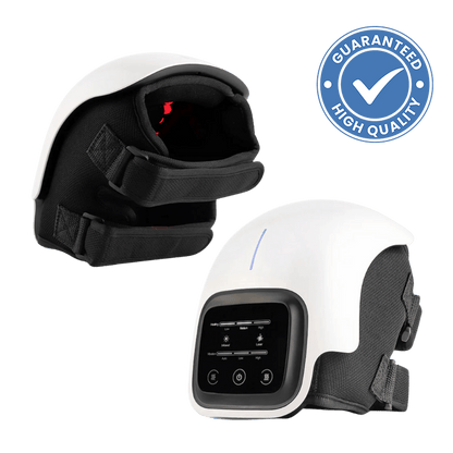 Zorelie knee heat therapy device with adjustable straps and digital control panel for pain relief